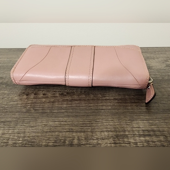 Leather Coach Wallet (Pink) - Picture 5 of 6